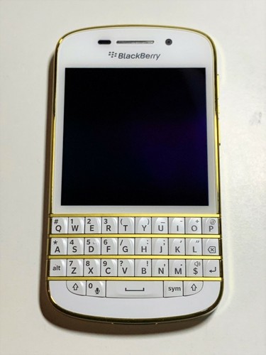 Blackberry q10 16gb gold - blackberry,