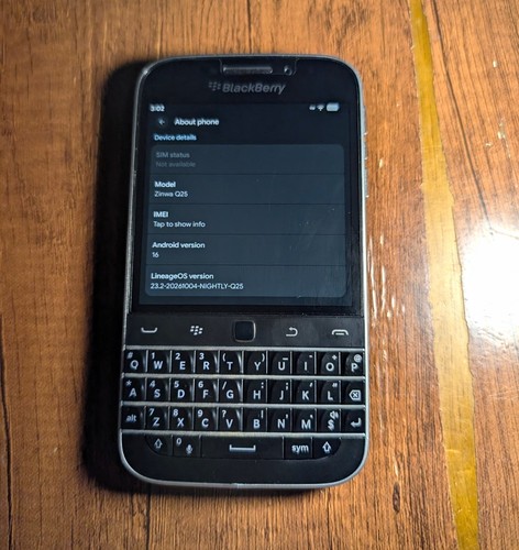 Blackberry classic zinws q25 - blackberry,