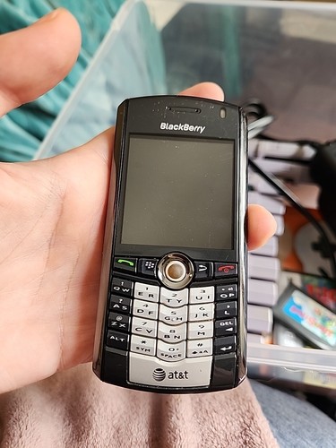 Blackberry pearl black - pearl, in
